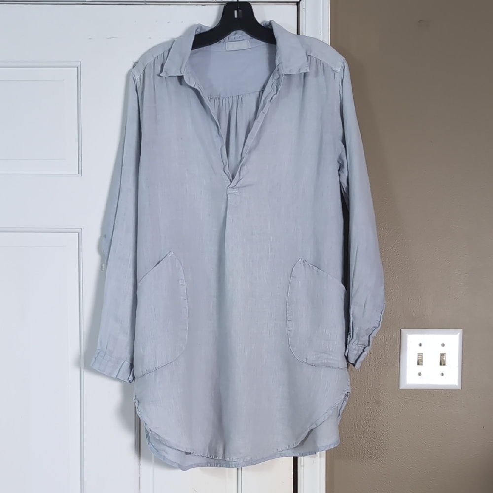 CP Shades Lightweight Linen Tunic Small